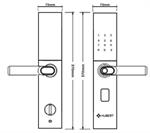 Khóa cửa gỗ CL.HB-CG22 BLACK chuông cửa