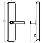 Khóa cửa gỗ LXR.HB-CG59 ROUGH BLACK (New)- TTLock