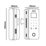 Khóa cửa kính LXR.HB-CK79F BLACK (TTLock) có FaceID