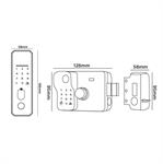 Khóa cửa cổng LXR.HB-CC79 TITAN